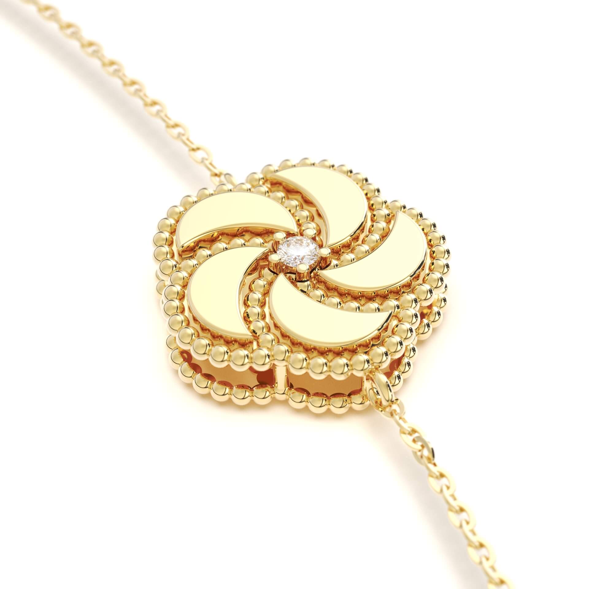 BLOOMY BRACELET WITH DIAMOND