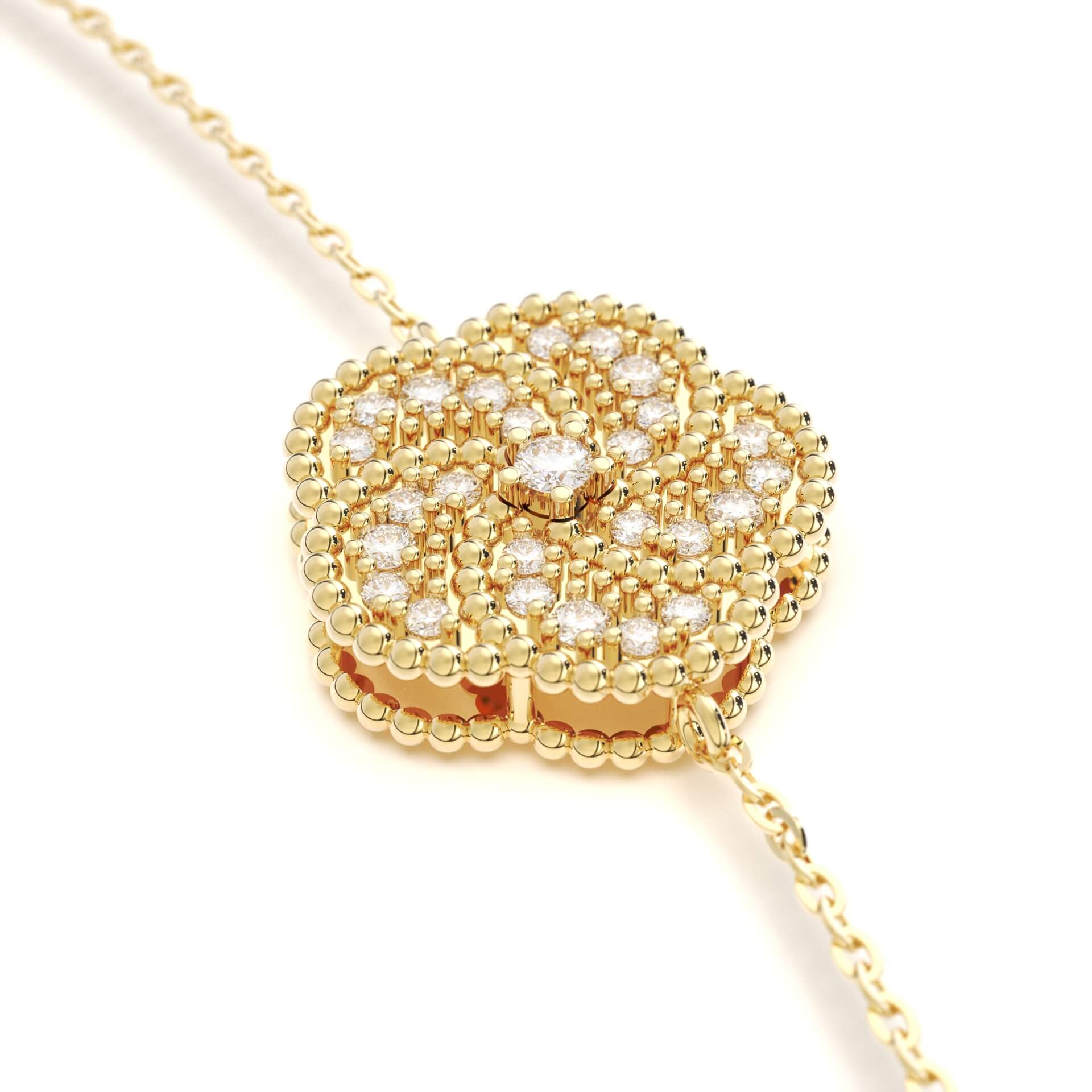 BLOOMY BRACELET WITH DIAMONDS